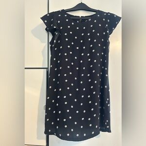 Adrienne Vittadini Black and White Polka Dot Dress